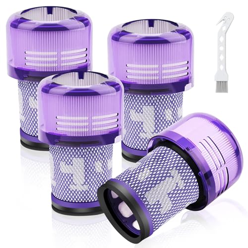 4 Pack V12 HEPA Filter with Brush
