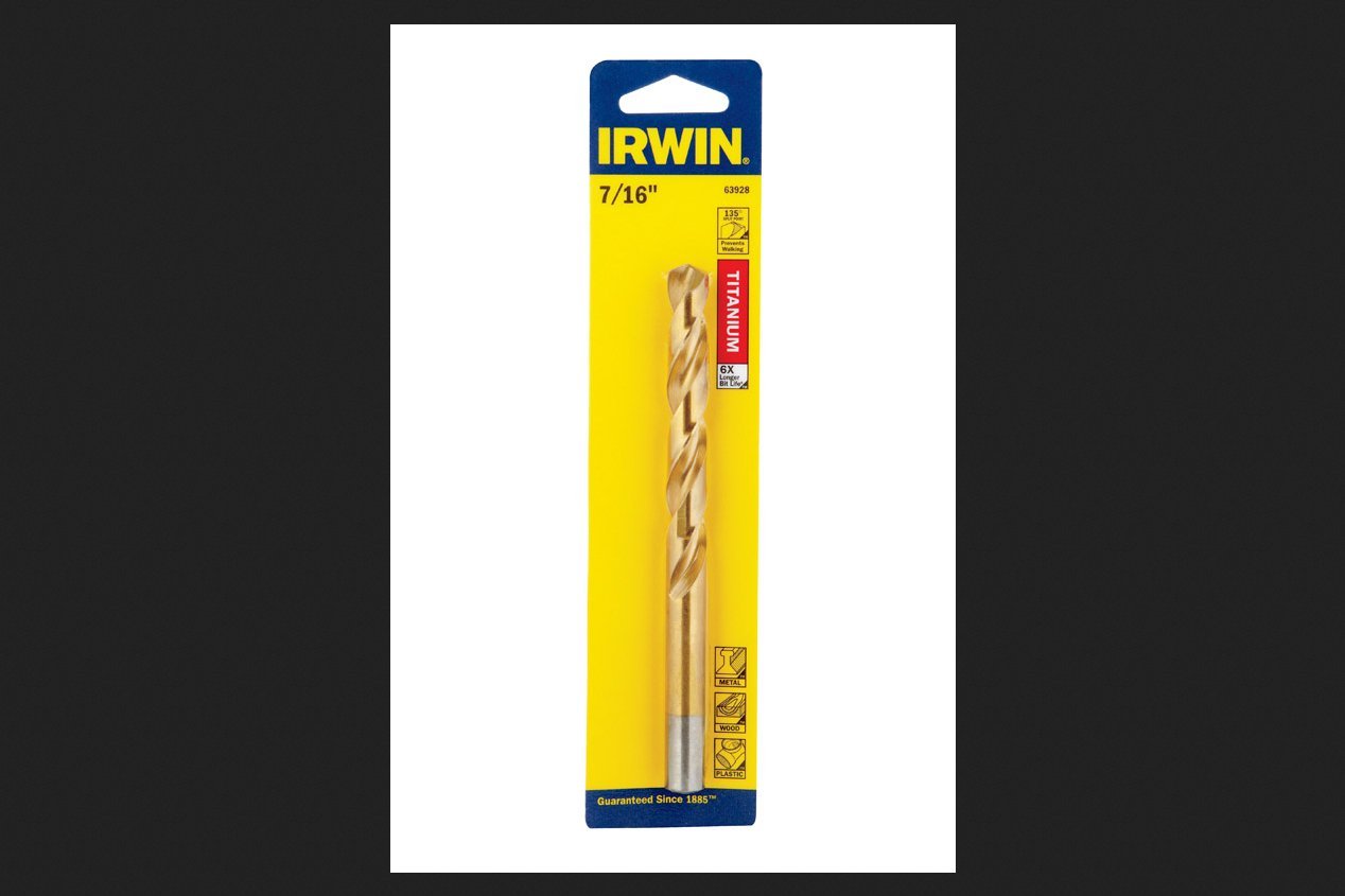 Irwin 7/16 in. Dia. x 5-1/2 in. L High Speed Steel Drill Bit 1 pc.