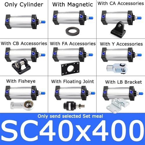 Cylindre pneumatique SC40 double effet pour remplacer un vérin usé - 2