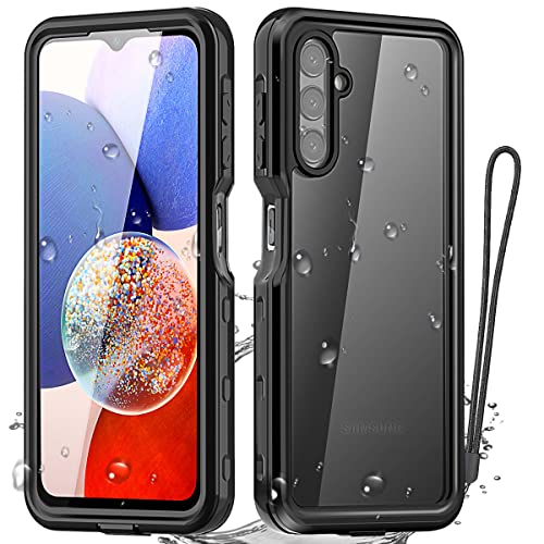 AICase for Samsung Galaxy A14 5G Case Waterproof, Clear Water Proof Shockproof Dustproof Snowproof Full Body Rugged Transparent Underwater Phone Case for Galaxy A14 5G Built-in Screen Protector
