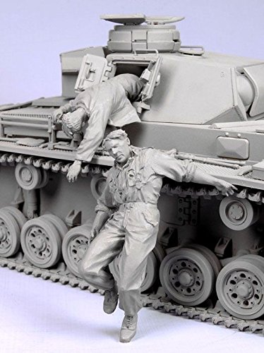 ドイツ戦車モデル Amazon | タンクモデル T-35091 1/35 ドイツ 戦車兵 「脱出」#2 夏 41