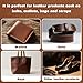 INNOVAYOU 200g Leather Edge Sealer Kit, Leather Burnishing Gum for Smooth Glossy Edges, Increases Wear Resistance and Protective Effect, Suitable for Bags, Wallets, Accessories and Other Handicrafts