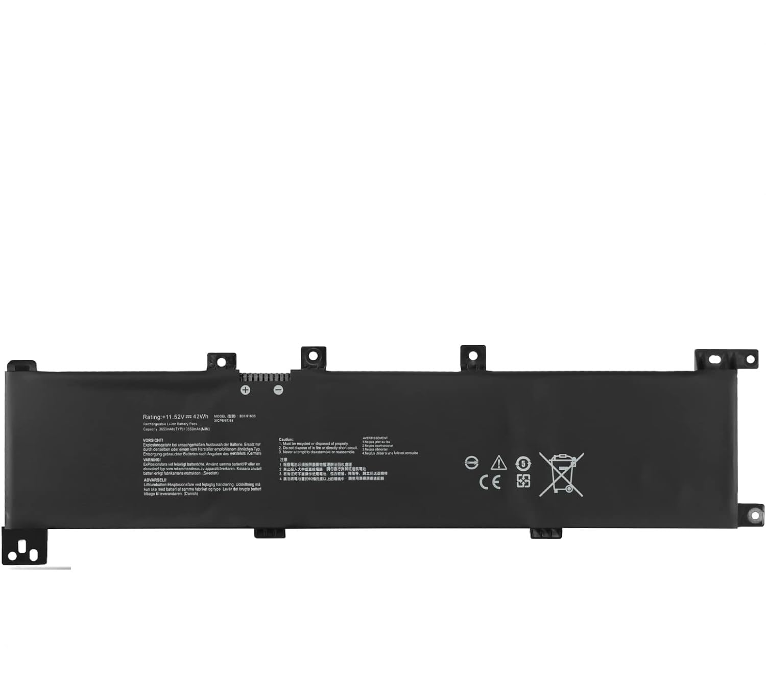 B31n1635 Compatible A705 X705 N705 B31N1635 Batterie Compatible Avec ASUS F705MA F705NA F705NC Remplacement Batterie VivoBook 17