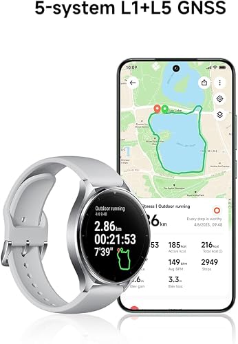XIAOMI Watch 2, Montre connectée, AMOLED 1,43″, GPS, 5ATM, Gris | Google Wear OS, Processeur 4 nm, 2 Go + 32 Go, GNSS à 5 systèmes, contrôle photo, suivi scientifique du sommeil - 8