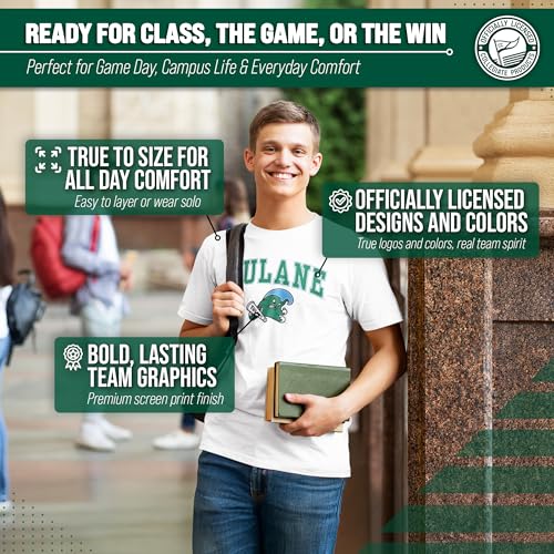 Image of Tulane Green Wave Gameday Cotton T-Shirt for Men and Women