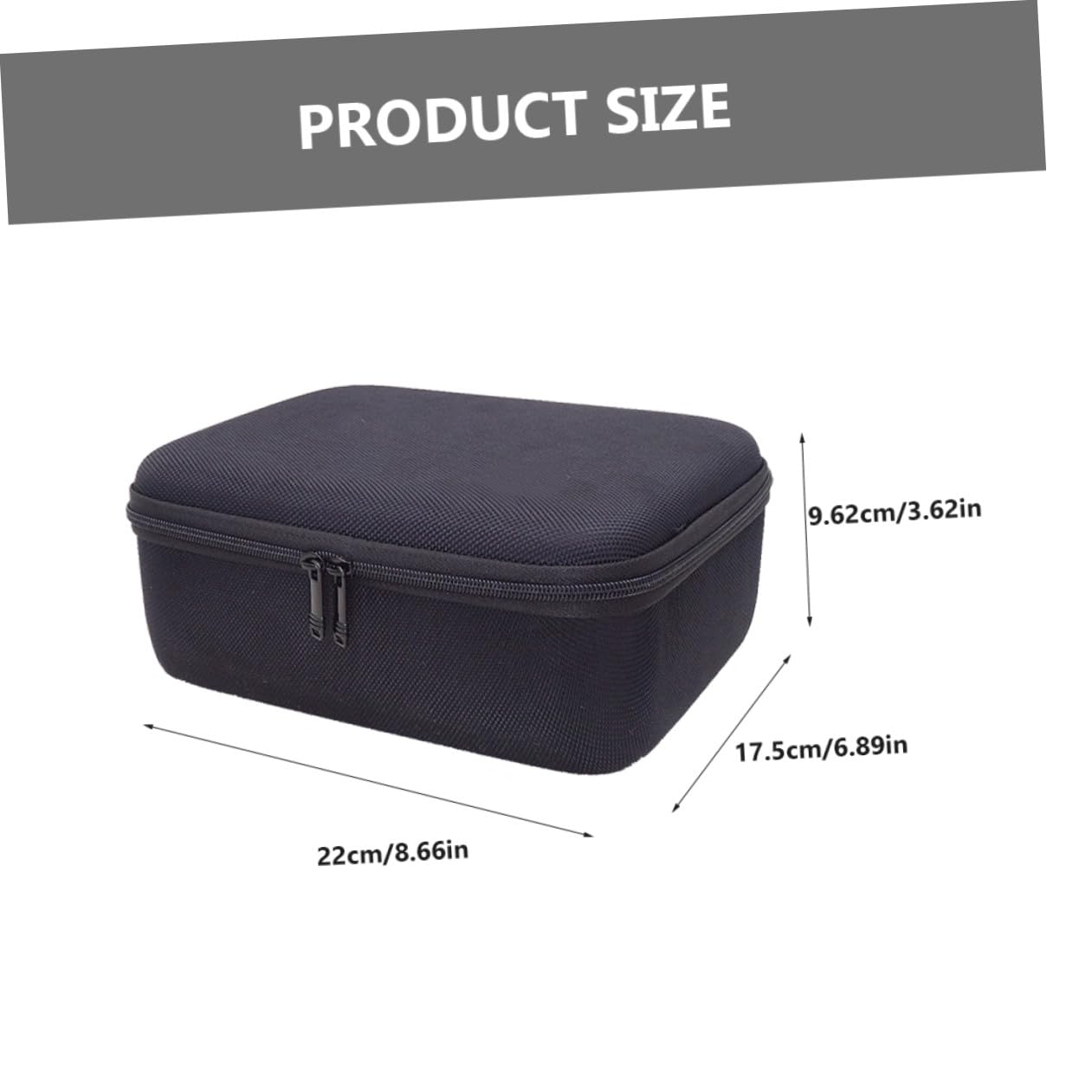 Bolsa para Productos Electrónicos Negra Portátil, de Gran Capacidad