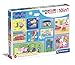 Clementoni Supercolor Peppa Pig 10 Immagini Diverse (3 18, 30, 2 48 e 1 60 Pezzi), Puzzle Bambini 4 Anni, Made In Italy, Multicolore, Medium, 20271