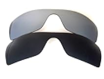 Galaxy Replacement Lenses for Oakley Batwolf Black&Titanium Color Polorized 2 Pairs