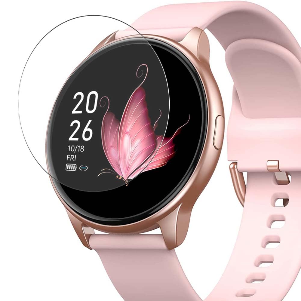 [3 Pack] Synvy Screen Protector Film, compatible with MoreFit SW220 1.3" Smartwatch Smart Watch Guard Skin [ Not Tempered Glass Protectors ]