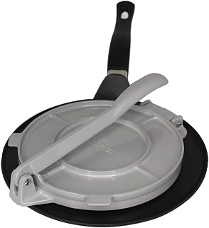 Imusa 4pc PDQ Comal & Tortilla Press Set/Tortilla Making Kit
