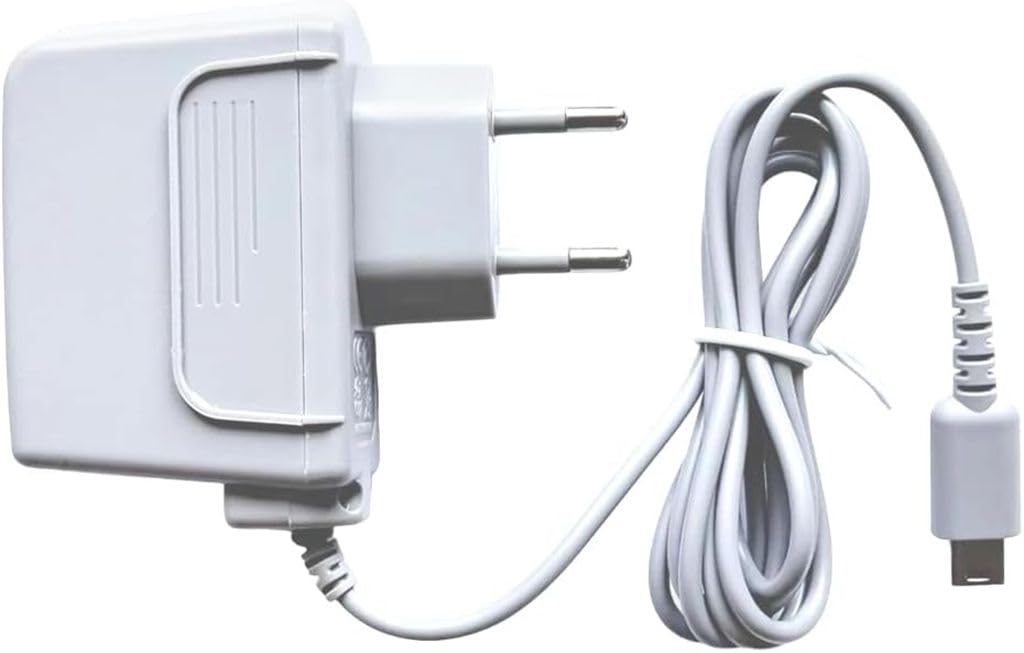 Alimentatore/caricabatterie Compatibile Con Nintendo 3DS, 3DS XL, 2DS, 2DS XL, Nero