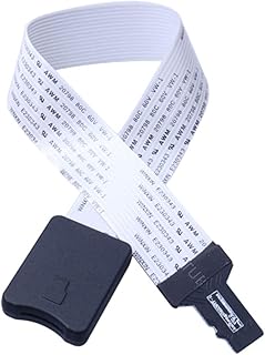 25CM 48CM 62CM TF to Micro SD Card Flex Extension Cable Extender Adapter Memory Card Extender Cord Linker (Color : 62cm)