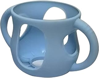 Silikon-Flaschenhülle aus Glas, Milchflaschenhülle mit Griffen, Flaschenhalter, auslaufsicher und stoßfest, spülmaschinenfest
