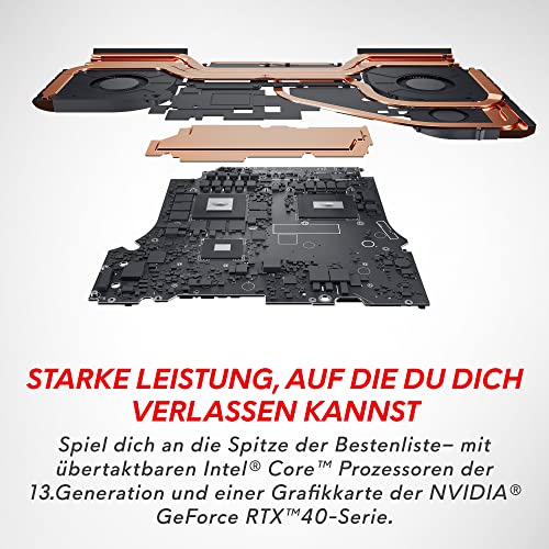 m18 Gaming Laptop | Processore Intel Core i9 13900HX 13° Gen | 18'' FHD+ 480Hz 3ms Display | 16GB DDR5 4800MHz | 1TB NVMe SSD | NVIDIA GeForce RTX 4070 8GB GDDR6 | Windows 11 | QWERTZ - Notebook - Immagine 3