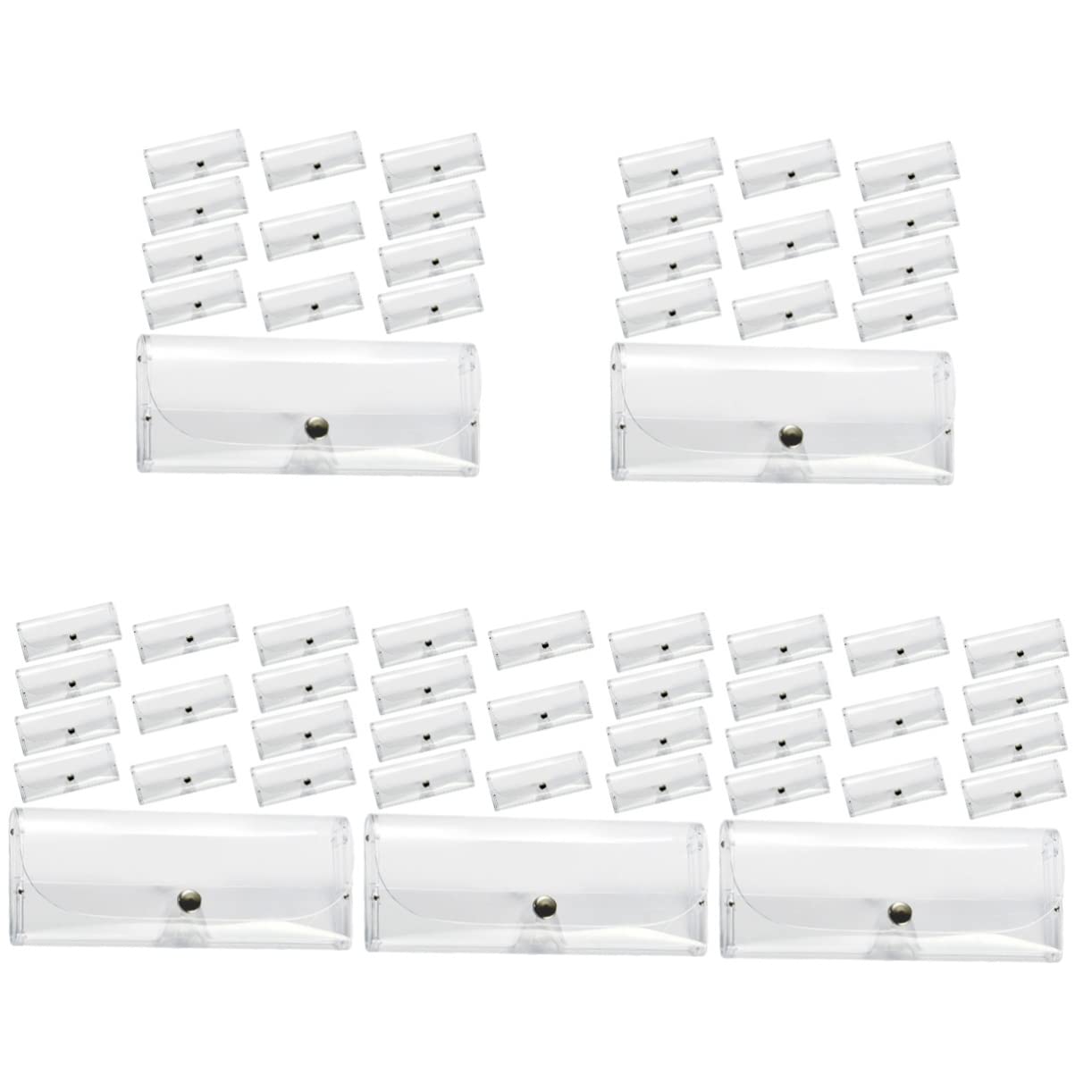 PACKOVE Brillenetui Transparente Sonnenbrillentasche Aufbewahrungsboxen Für Brillen Sunglass Case Brillen Aufbewahrungsbox Etui Für Brillen Damen Klare Lesebrille Pvc