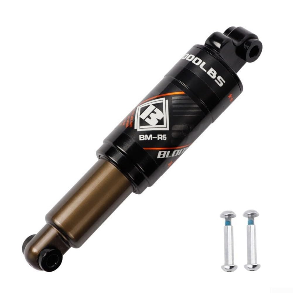 Gdfnmogo Ammortizzatore posteriore per bici elettrica, ammortizzatore posteriore per mountain bike, 165 mm, 125 mm