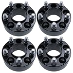 RUICI-LUCKY-4-pcs-2-Hubcentric-Wheel-Spacers-5x45-715mm-14x15-Black