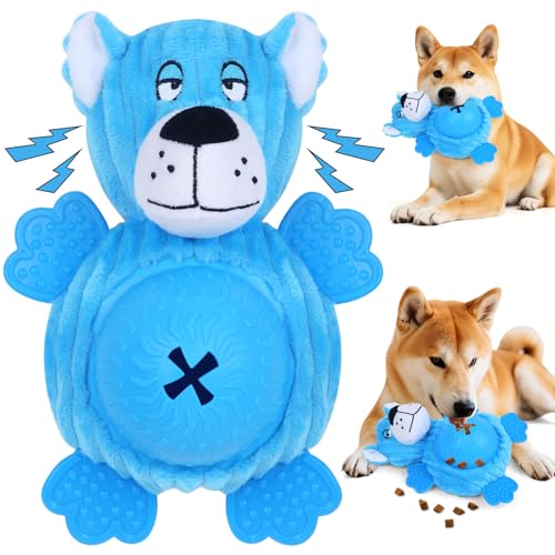 ClawClawHome-Interactive-Dog-Toys-Plush-Dog-Toy-with-Treat-Dispensing-Ball-Squeaky-Dog-Toy-with-Cute-Plastic-Paws-for-PlayingSlow-Eat-Hiding-Food-Enrichment-Toy-for-Small-Medium-Breeds