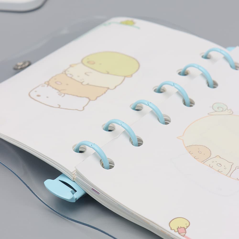 Amazon | A7バインダーカバー クリアブルー A7バインダーウォレット 6