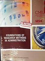 Foundations of Research Methods in Administration 1269418513 Book Cover