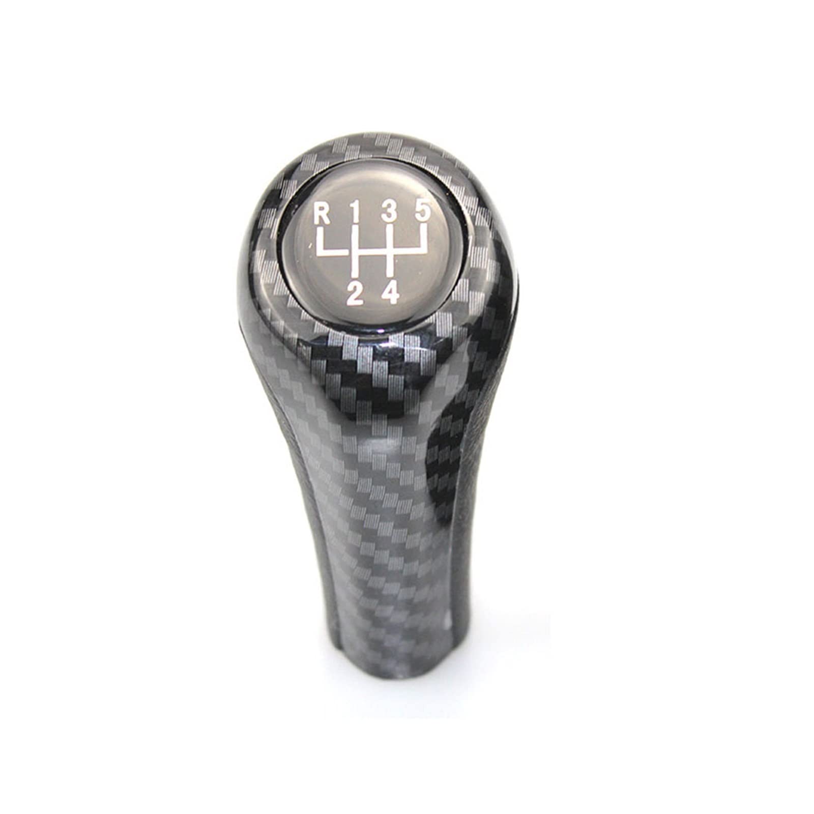 Pommeau De Levier De Vitesse LED BMW - Style Fibre Carbone, Lumière Bleue (E46, E90, X1...)