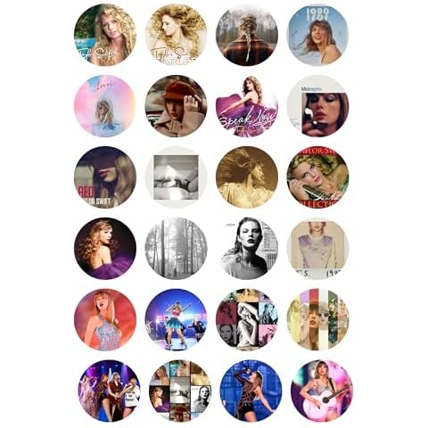 Taylor Music Edible Cupcake Toppers - 24 Pack Cover