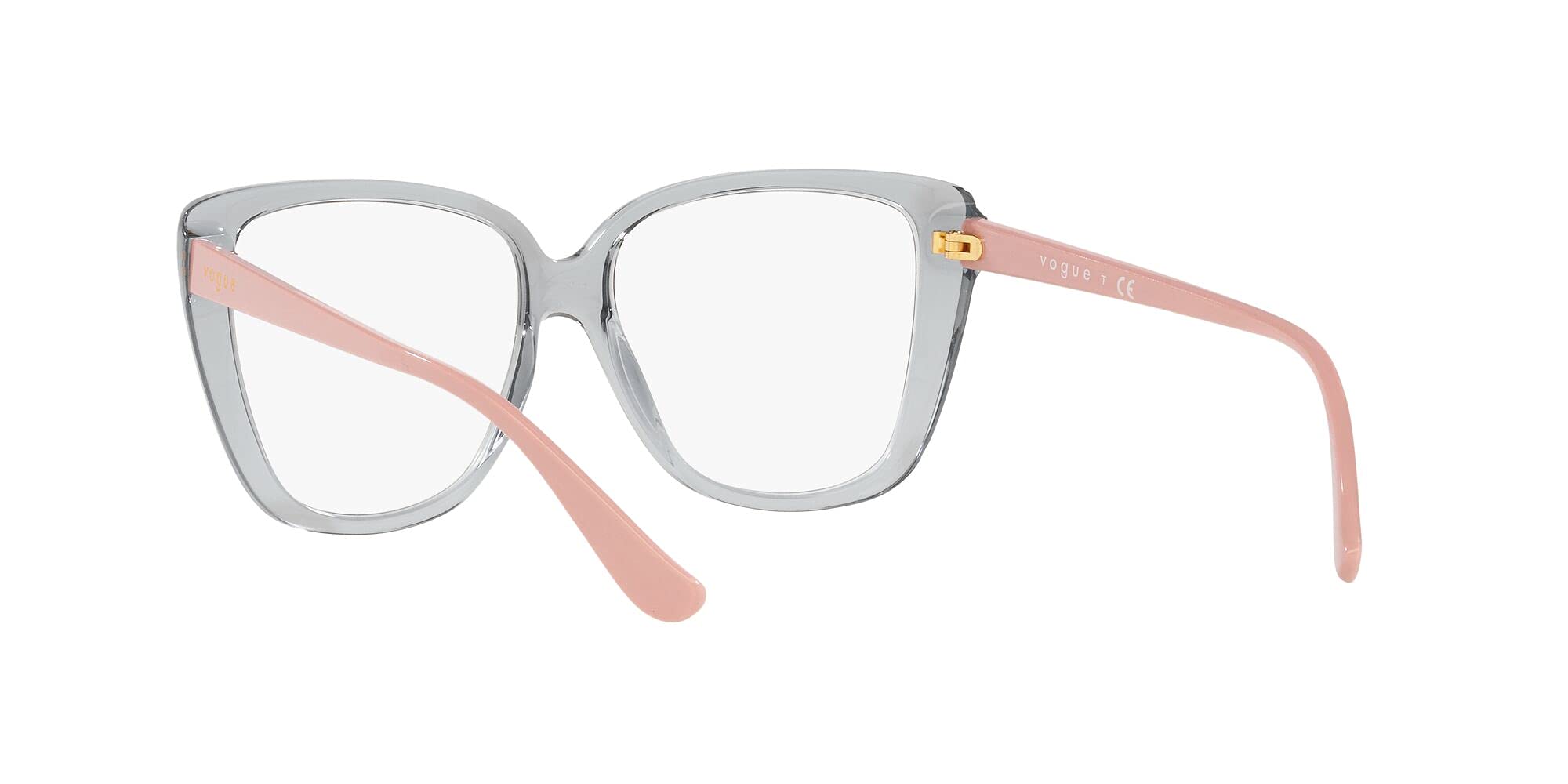 Vogue Eyewear Damskie oprawki do okularów Vo5413 Butterfly Prescription, Przezroczysty szary/obiektyw demo, 51 mm