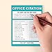 Knock Knock Office Citation Nifty Note, Checklist Memo Pad, 4 x 5.25-inches