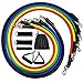 outdoor product Brustmuskeltraining Fitness Elastisches Seil, Fitness-Widerstandsband für Erwachsene, 11-Farben-Haushaltsspannungsband-Set