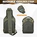 Imagen de HUNTVP Bolsa de Pecho Hombre Táctica Bandolera Militar Mochila Impermeable Sling Bag Molle Multifuncional para Correr Deporte Viaje Acampar Senderismo