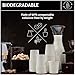 DOBI [200 Pack] 4 oz. Espresso Paper Cups - Small Disposable White Hot Paper Coffee Cups for Espresso, Macchiato, Cortado and More
