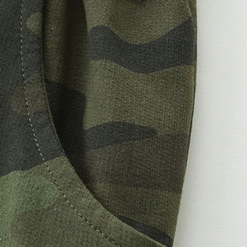 Camouflage Athletic Shorts for Girls Boys Running Gym Workout Shorts for Kids, Activewear Drawstring Baby Girl Outfits3