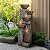 40”H Outdoor Garden Fountain Clearance with LED Lights –5-Tier Indoor Modern Floor-Standing Waterfall Fountains for Garden, Office, Deck, Patio, Porch, Yard and Home Art Décor (grey1)