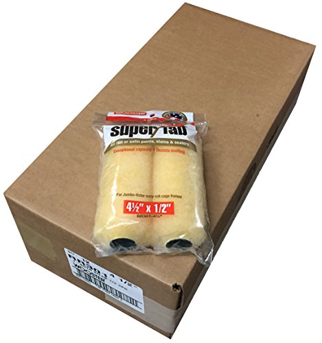Featured Product Wooster Brush RR301-4-1/2 Jumbo-Koter Super/Fab Roller, 1/2-Inch Nap, 2 Packs, Pack of 12