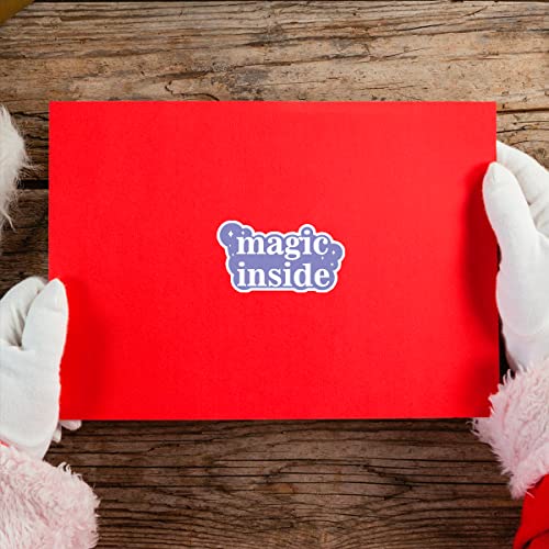 Muminglong 1.5 Inch Magic Inside Sticker,Thank You Sticker, Small Business, Handmade Sticker,Packaging Sticker, 500 Pcs #TOP2