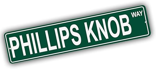 Vista 234 de Ohio Mountains Pick Your Mountain Compatible/repuesto para Ballards Hill United States Mountain Aluminio Metal Tin Street Sign Style decoración