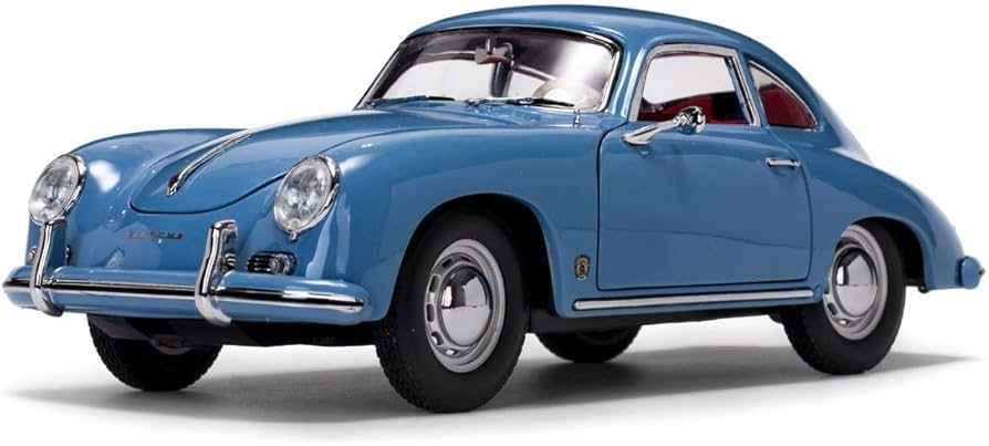 キラル　ポルシェ 356A ミニカー ミニカー 1/24 ポルシェ 356A スピードスター 黒色（幌トップ付