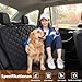 Alfheim Hundedecke Auto Rückbank, Autoschondecke Hund Rücksitz universelle Passform für die meisten Autos, Wasserdichter kratzfester Rücksitzbezug, rutschfeste, strapazierfähige, waschbare Hundereise