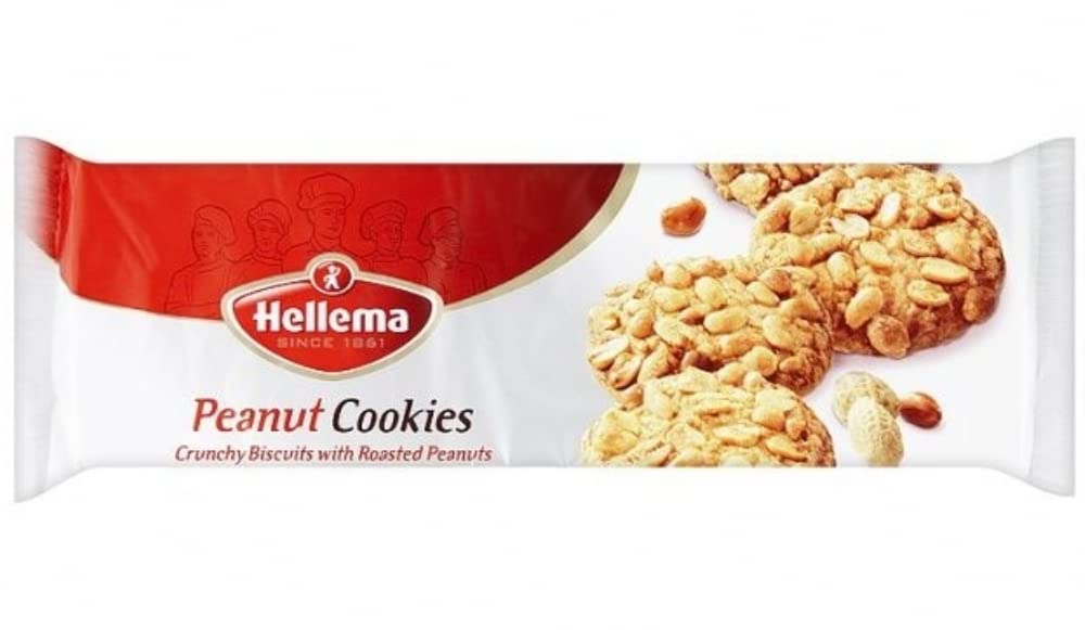 HELLEMA Peanut Cookies 150g - 16 Pack