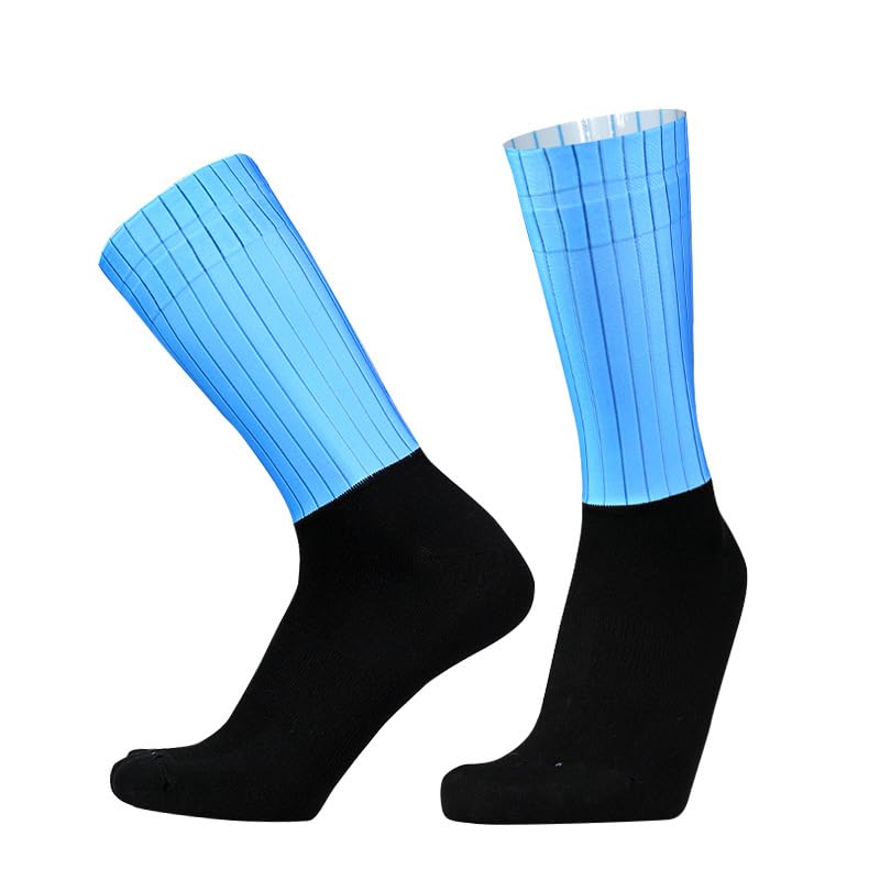 Aero Socks Cycling Men And Women Air-Dynamic Anti-Slip Silicone Breathable Bike Cycling Aero Socks one size 6-12