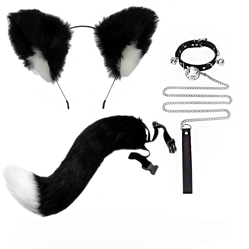 Costume cosplay pour femmes sans irritation avec oreilles de chat confortables pour fête adulte