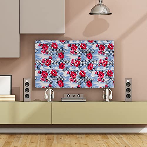 Image of Glassiano Marigold Dustproof Printed 39 inch LED TV Cover Screen Protector Compatible for All Models, Print 32