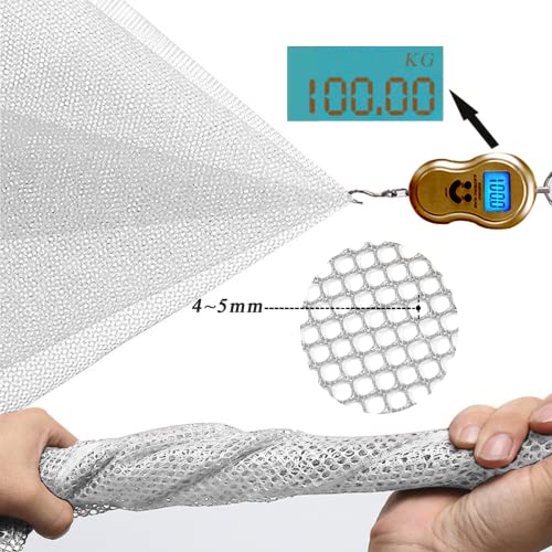 Gulissa Banister Guard-10Ft×3Ft (120X36Inch)-Child Safety Netting Improve Safety Of Children. Deck Netting Is Durable. Mesh Netting Is A Necessity For Children's Safety. Baby Proofing Stair - White #TOP6