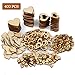 Produktbild kleine hölzerne Herzverzierungen 400 Stück für Hochzeits-Heimdekorationen, Mini-hölzerne Herzstücke Scheibe für das Basteln DIY natürliche Holzscheiben Liebe Herzform (1 cm 2 cm 3 cm 4 cm)