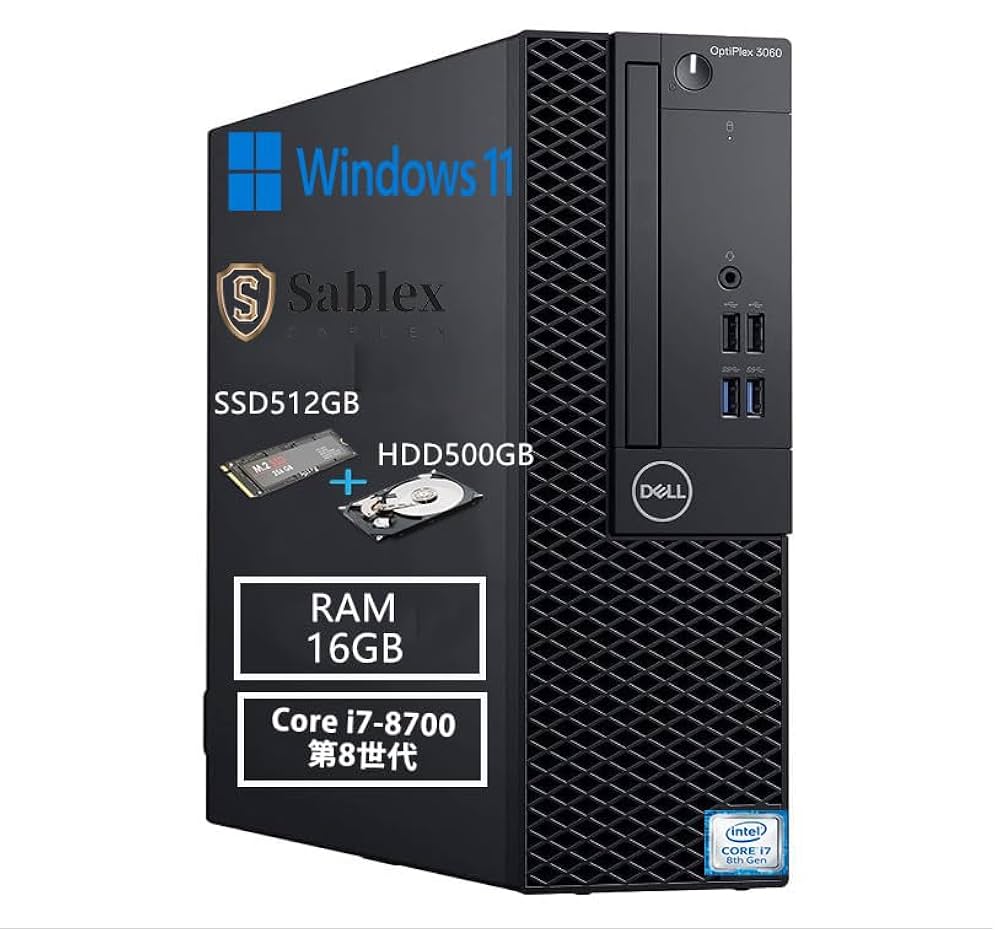 Dell OptiPlex 3060 Win11pro HDD500 メモリ8G Amazon.com: Dell