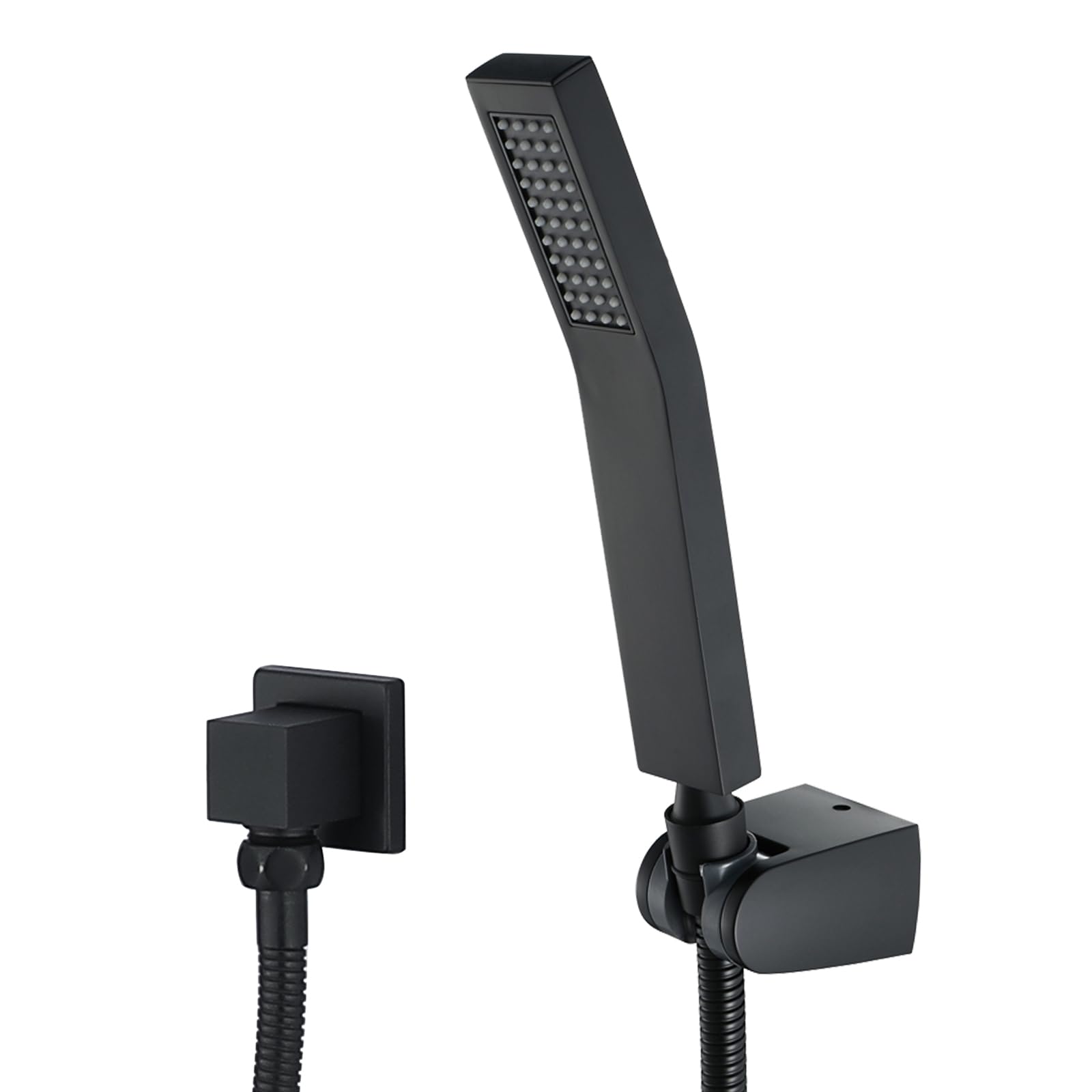 Juego de tubo de acero inoxidable de 59 pulgadas y cuadrado de latón negro, duradero y elegante para decoración del hogar, perfecto para interiores modernos y mejoras de muebles