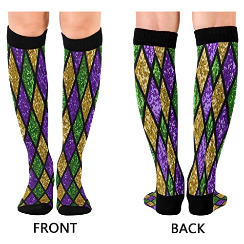 Image of Fisyme Socks for Women Men, Warm Comfort Athletic Crew Running Hiking Cycling Compression Socks