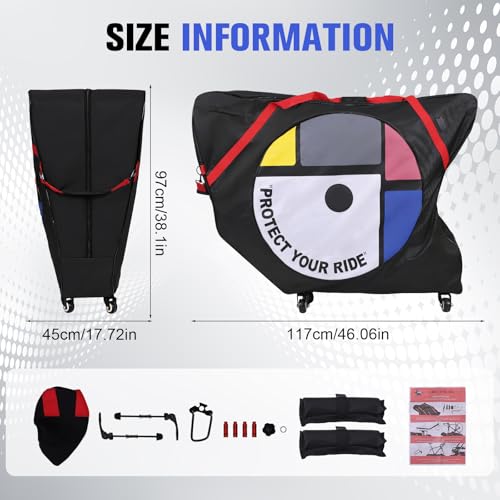 Bike Travel Bag No Removal Needed