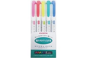 Mildliner Highlighter 5-Color Bright Set