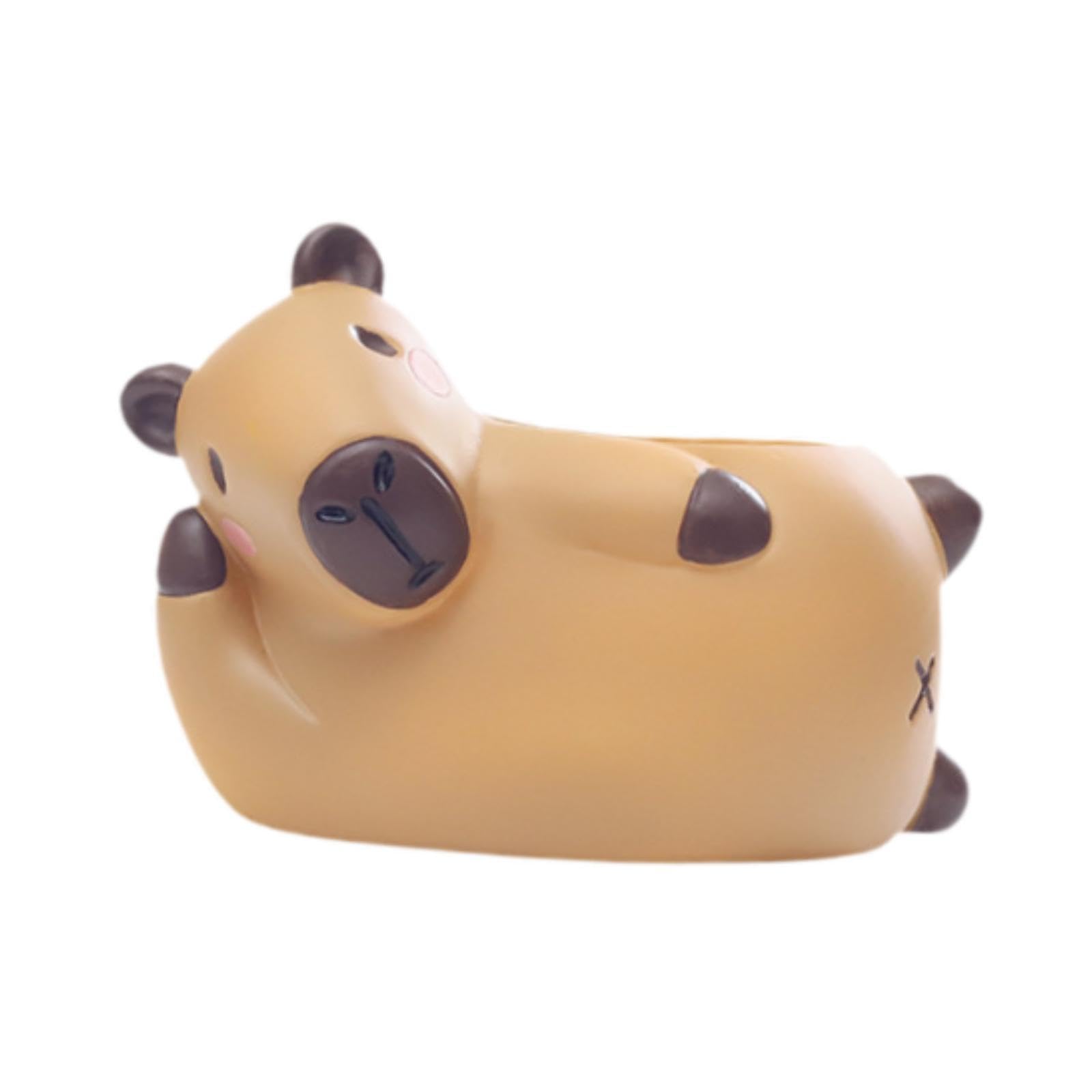 Capybara Blumentopf Set – 2 Stück, Süße Sukkulententöpfe Als Tischdekoration | Perfekt Für Pflanzenfans
